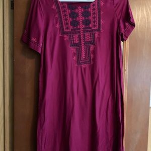 Lucky Brand embroidered dress NWT